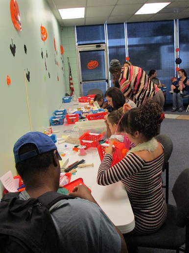 Everyone is working on the Story Baskets